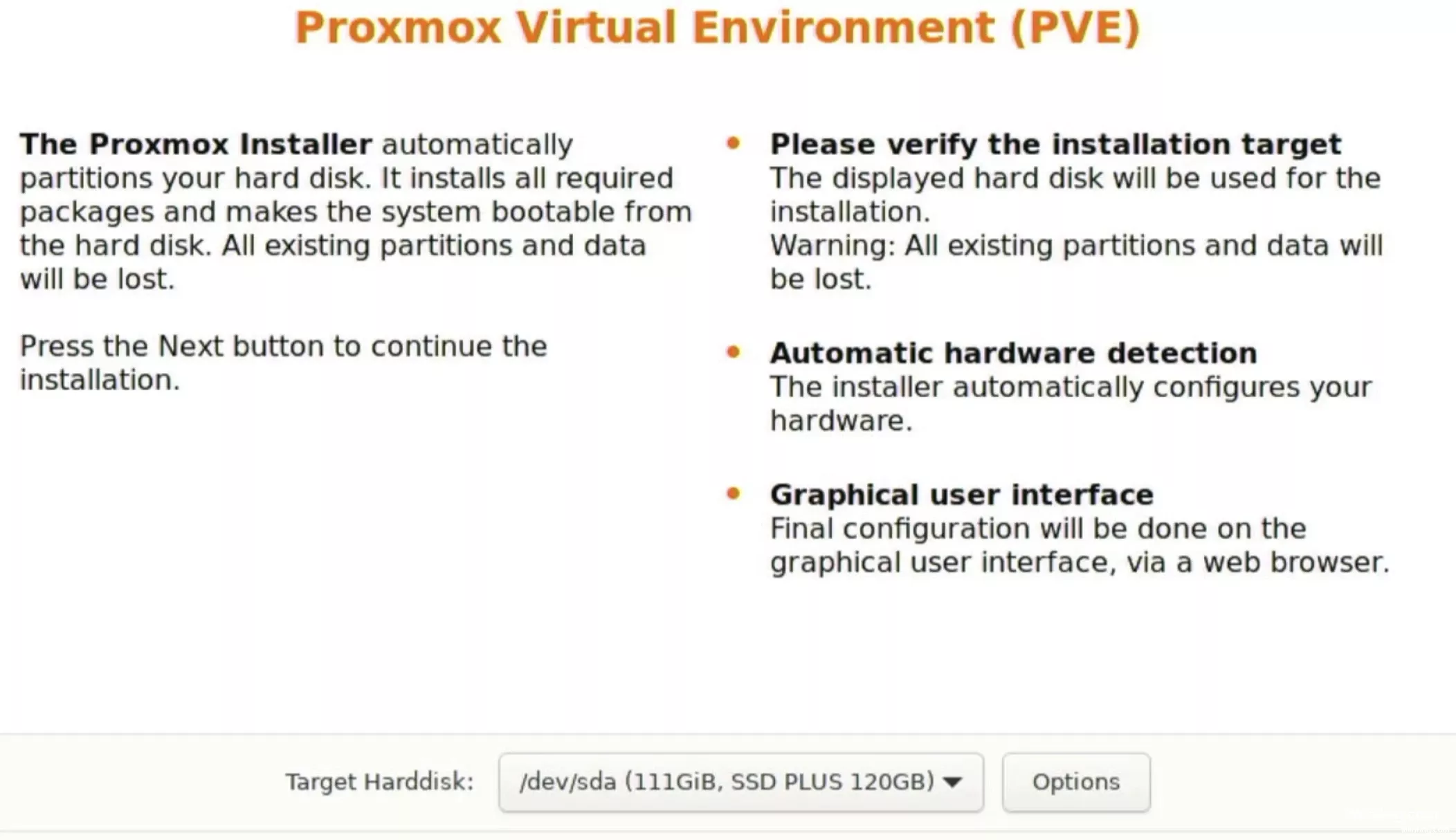 pve disk
