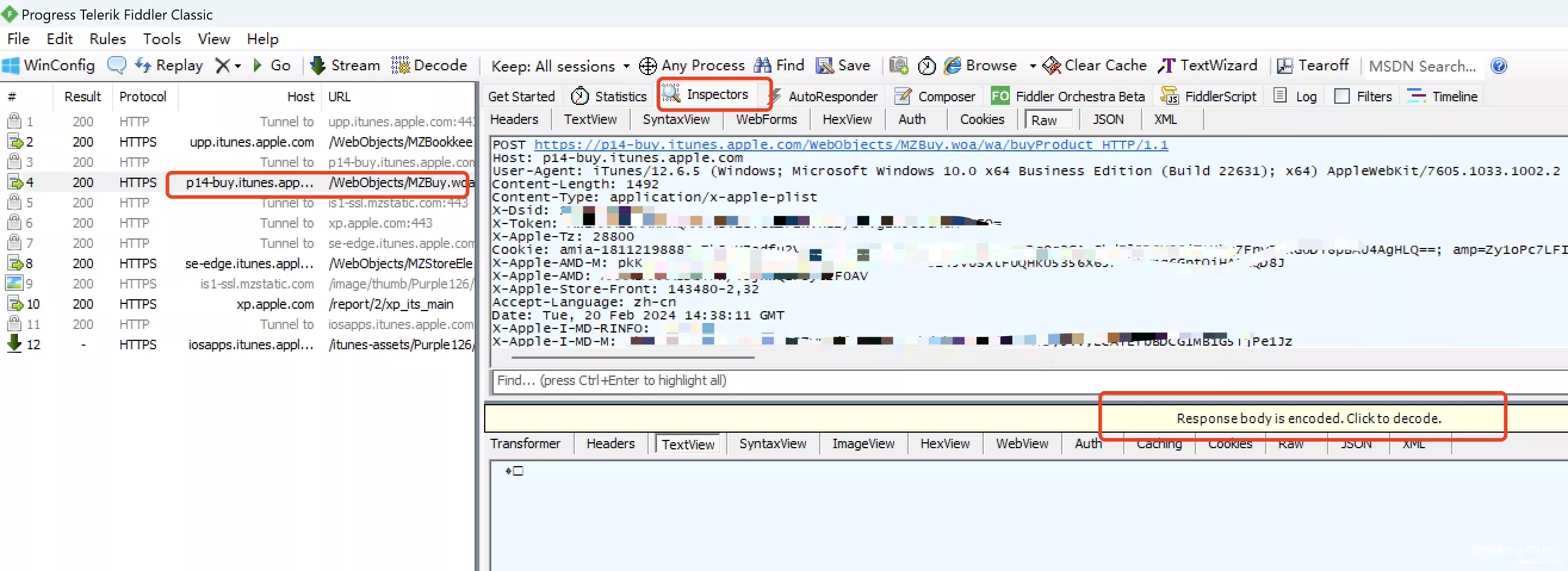 fiddler view decrypt